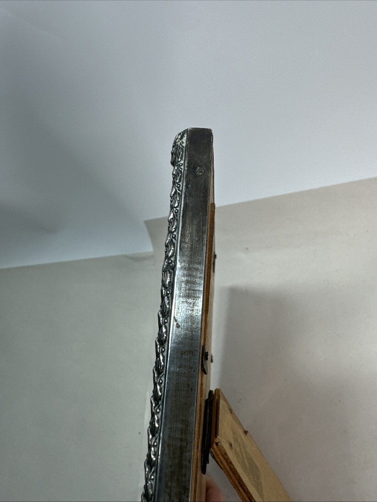 Antique 800 Silver Large Picture Frame
