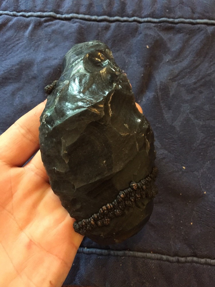 Möbius Strip, Obsidian And Copper