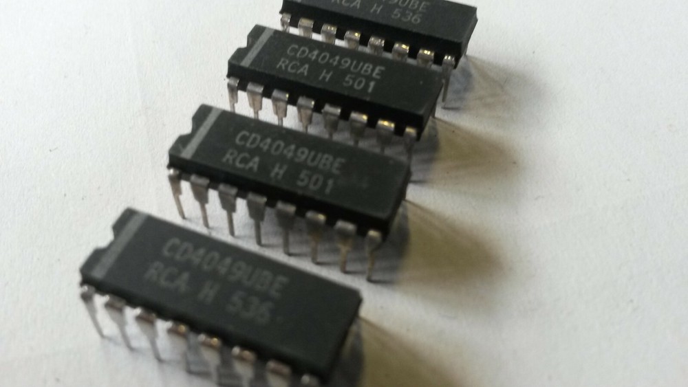 4x IC MODULE MOS 4049 14087-110
