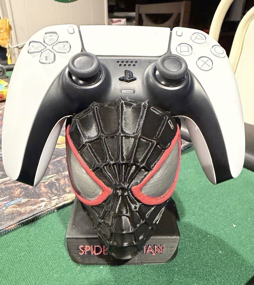 Spider-Man Black Mask Controller Holder