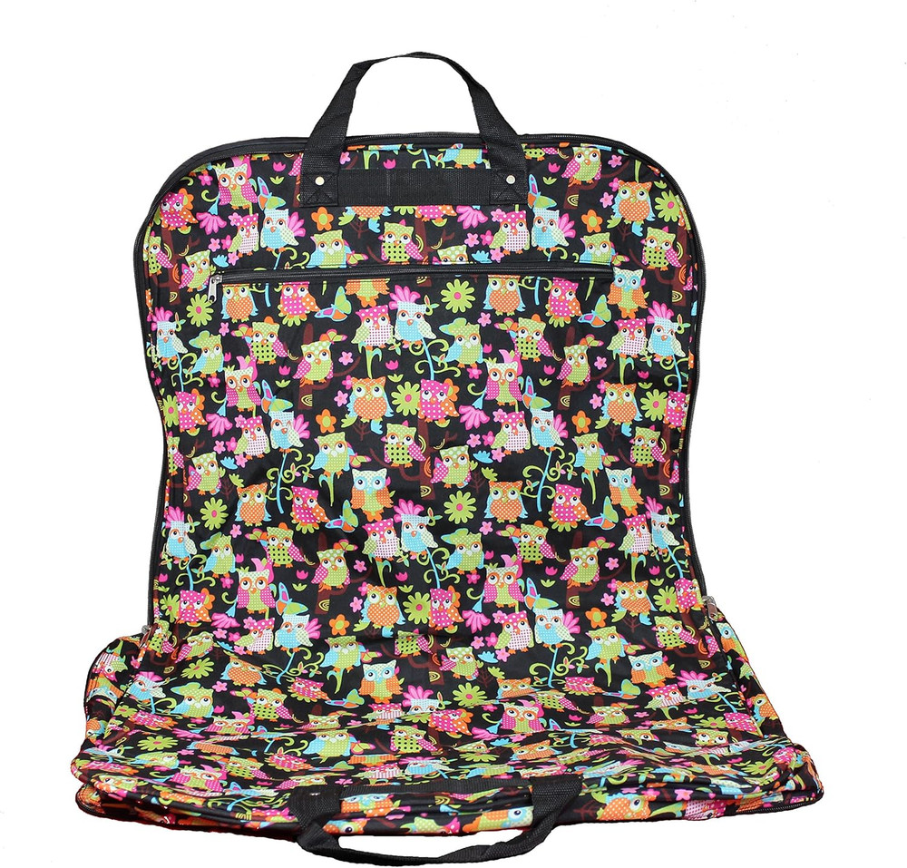 40-Inch Hanging Garment Bag - Multi Owl,One Size