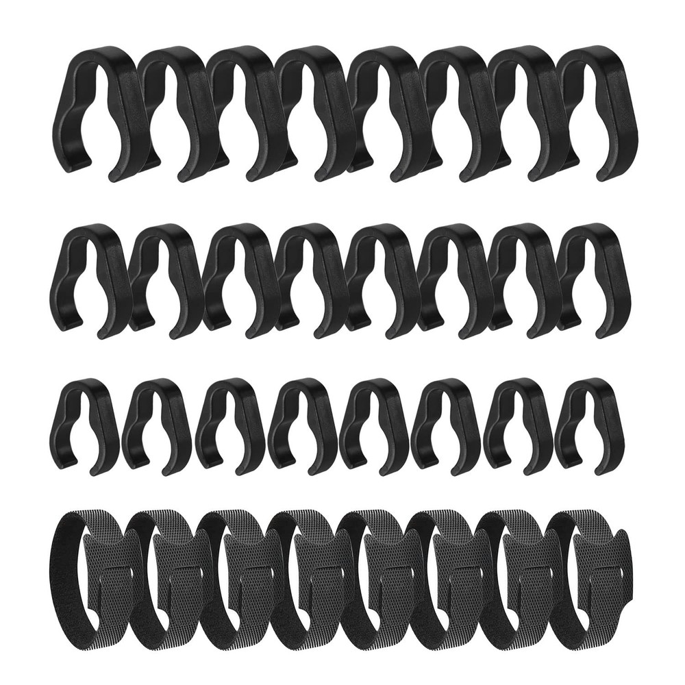 Microphone Stand Cable Clips - Boom Pole Cable Clips Clamp Plastic Mount - Mu...