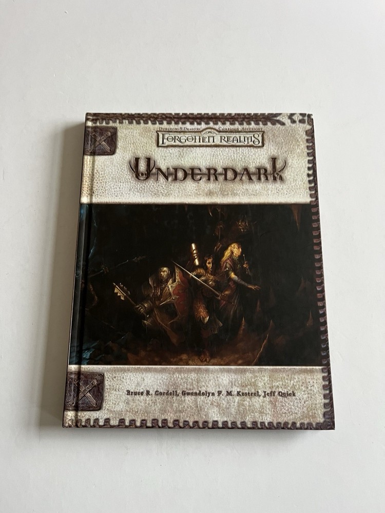 Dungeons and Dragons Underdark Forgotten Realms 2003