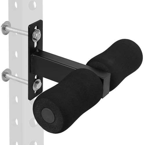Hamstring Curl Squat Rack Attachment - Sit Up Assistant, Abdominal Core Trainer,