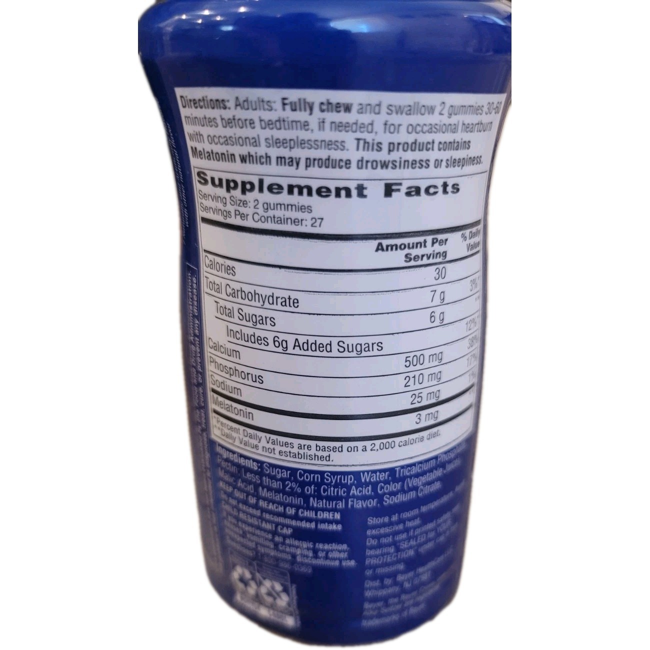 Alka Seltzer PM Gummies Heartburn Relief & Sleep, 54 Ct Each, Exp 04/26