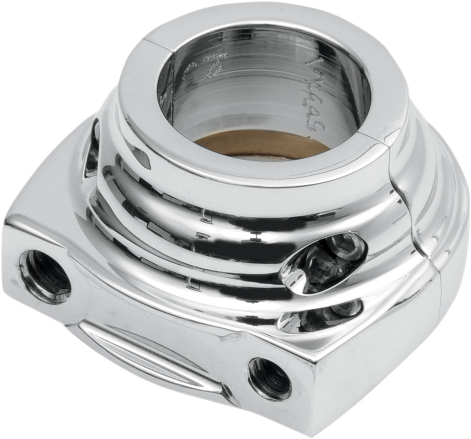PERFORMANCE MACHINE (PM) Throttle Housing - Thread-In Cable - Chrome