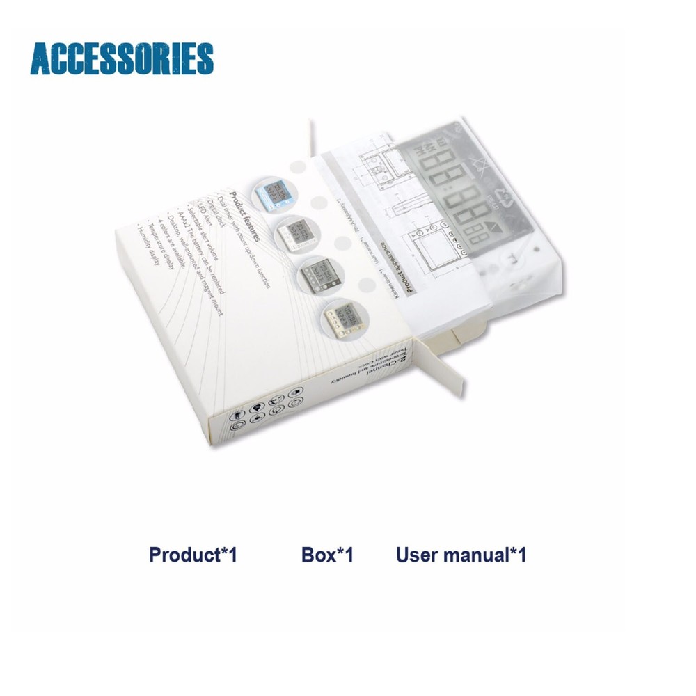 Digital Kitchen Cooking Timer Clock Count-up/Count Down Back Bracket Aloud Alarm