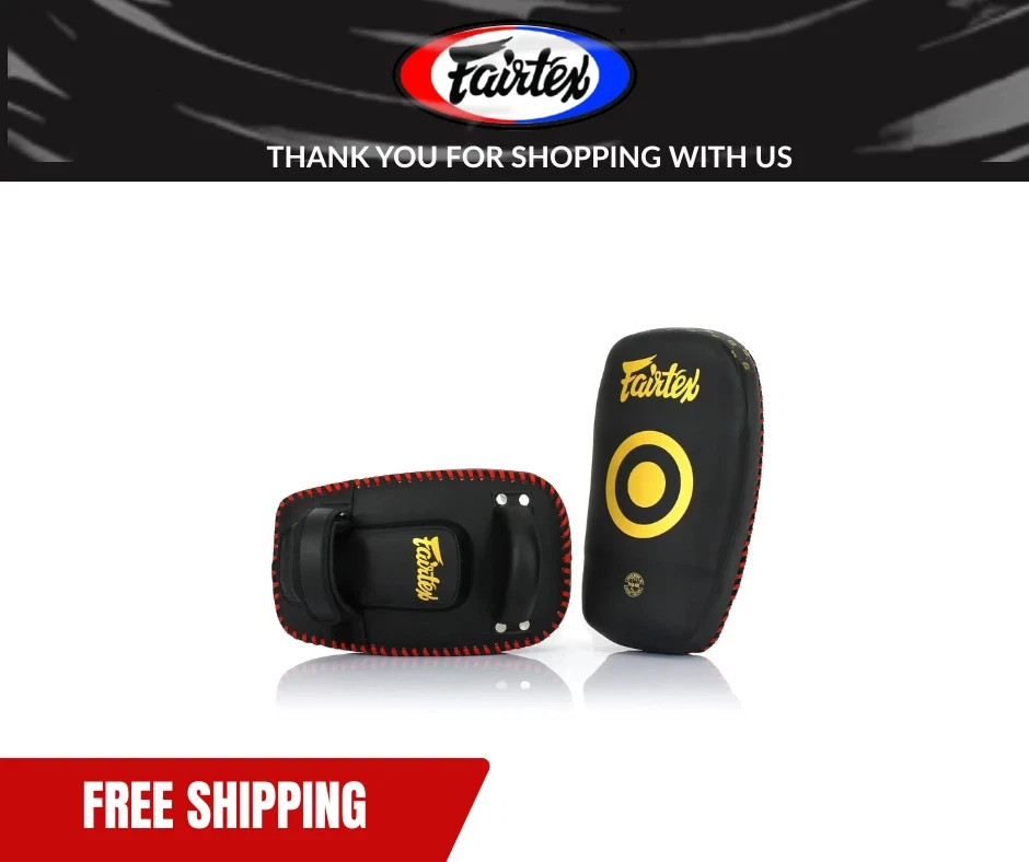Fairtex Microfiber Curved Kick Pads (Small) KPLC6