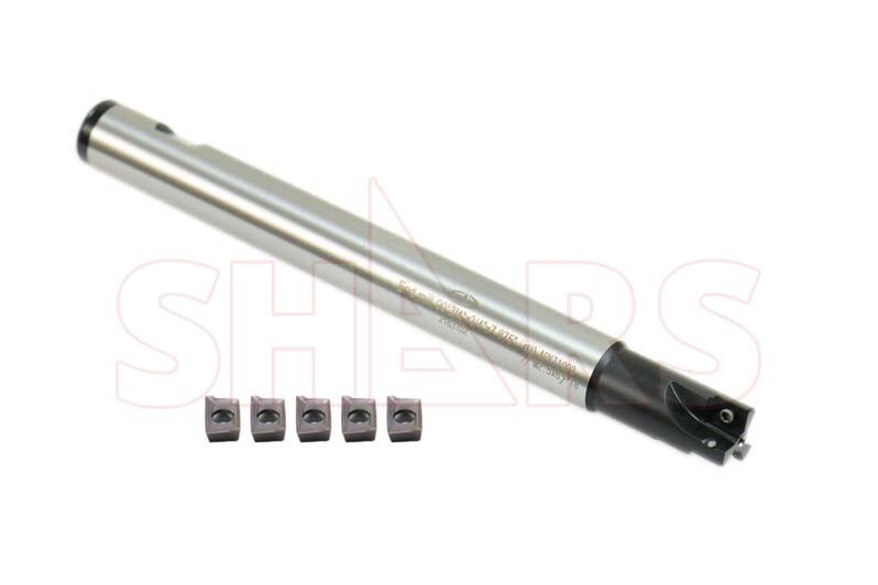 Shars 3/4" 3FL 90° Indexable End Mill W/Cert +5pc APKT Insert P[