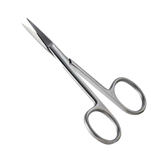Iris Scissors, 5", Straight, Sharp Points, Premium German Stainless