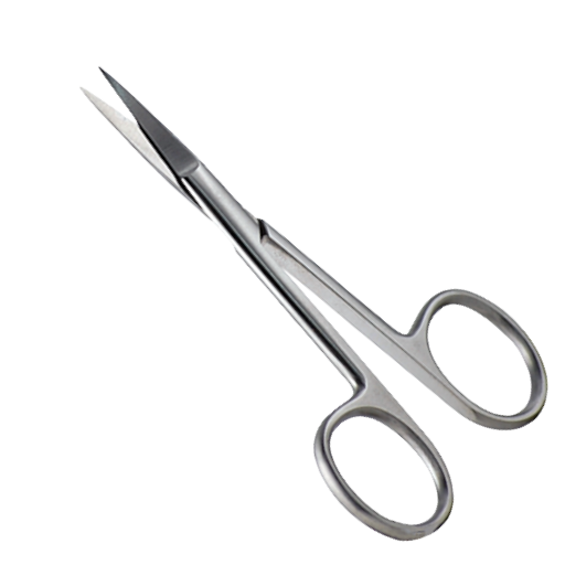 Iris Scissors, 5", Straight, Sharp Points, Premium German Stainless