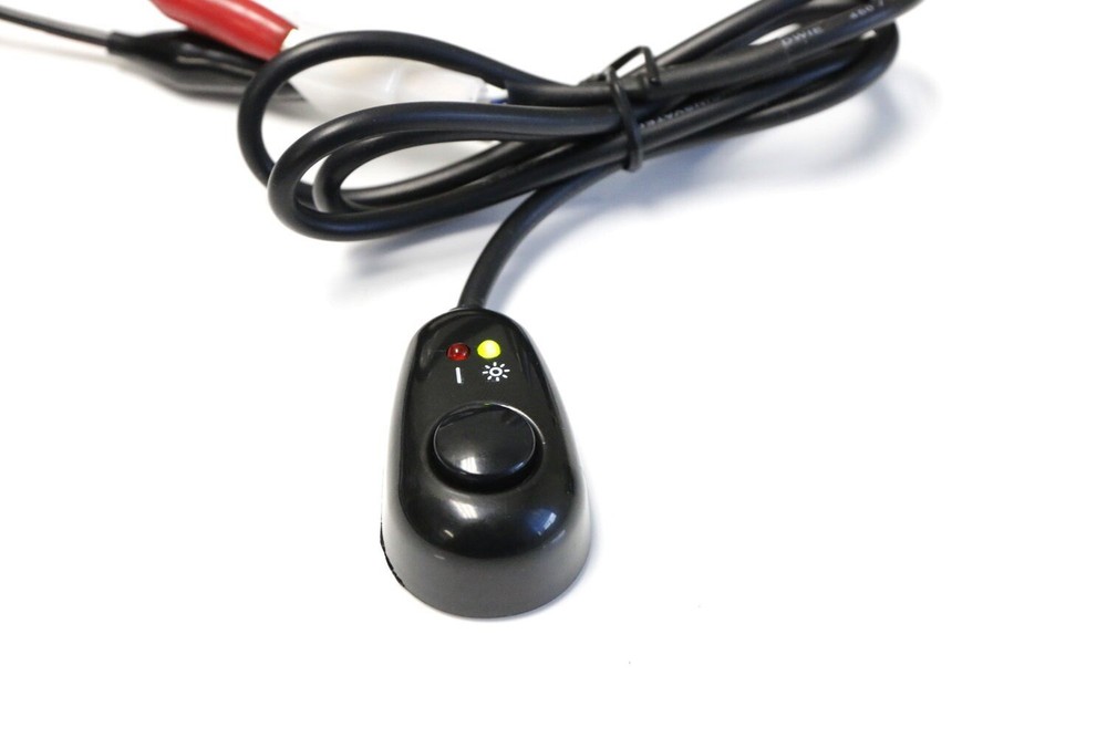 New Water Drop Shape 12V Push Button Switch With Red/Green LED Indicator Lights