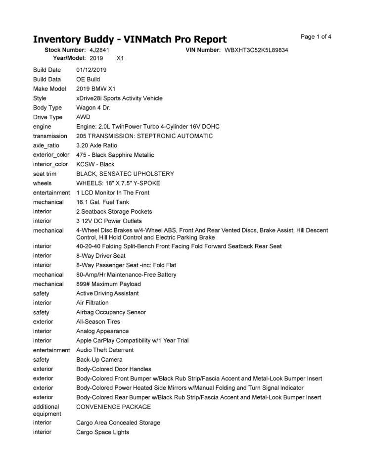 X1 2019 Air Shutter 1054224