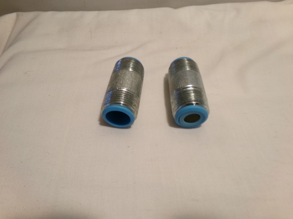 2 Galvanized Dielectric Nipples  3/4" x 2"