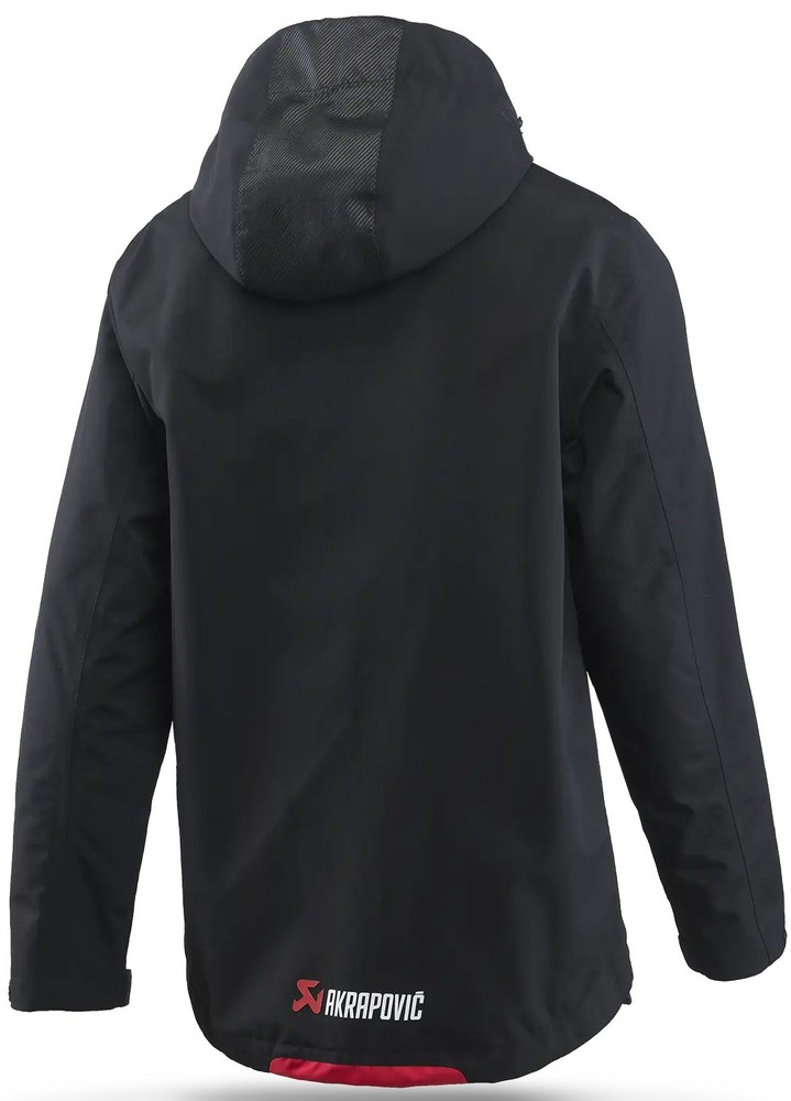 Akrapovic Corpo Mens Rain Jacket Black