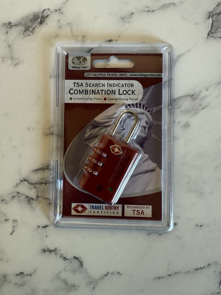 Travel Sentry TSA Combination Padlock with Search Indicator