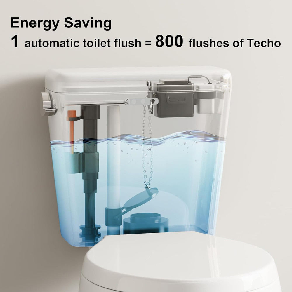 Touchless Toilet Flush Kit, Adjustable Sensor, 1256315 Adapt K1954, Automatic To