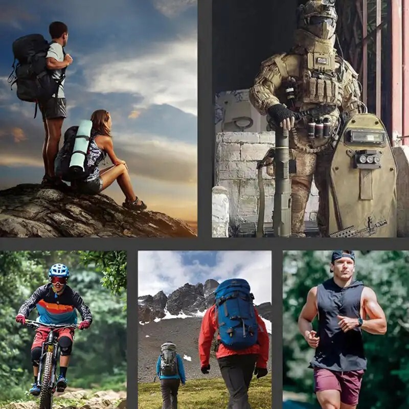 MULTIFUNCTION LED BACKPACKER ANALOG/DIGITAL QUARTZ WATCH/CARABINER COMPASS !!!