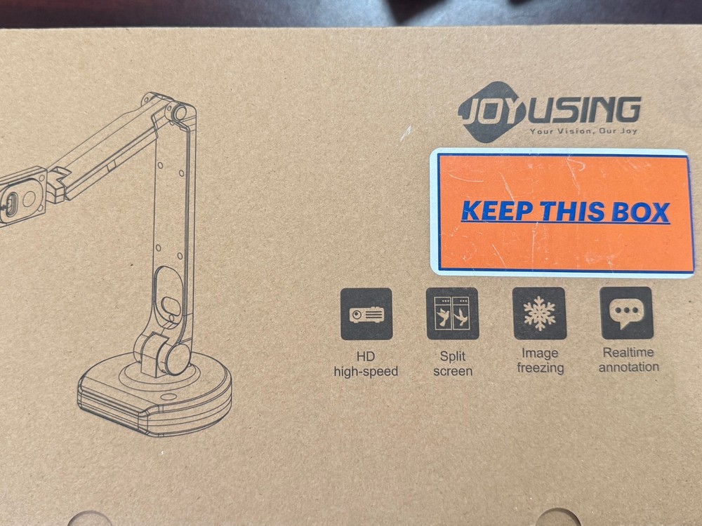 New Joy-DocCam Office Document Camera & Light Model V500s