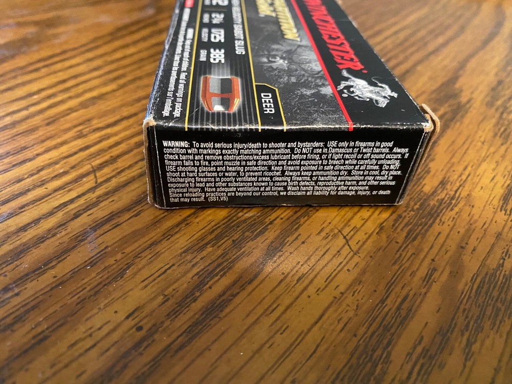 winchester empty shotshell box