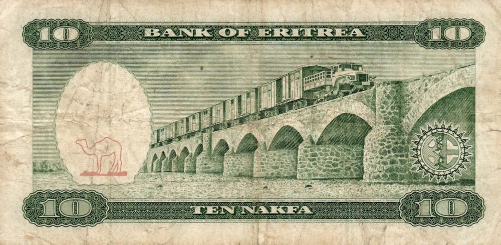Banknote Eritrea 10 Nafka 1997 P3