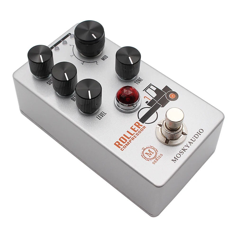 Mosky Audio Roller Compressor with 4 Mode Select Guitar FX Pedal Fast US Ship