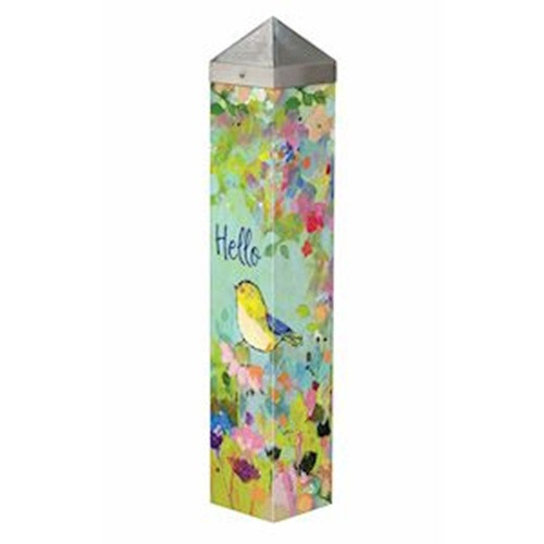 Studio M 20" Art Pole Bird Hello