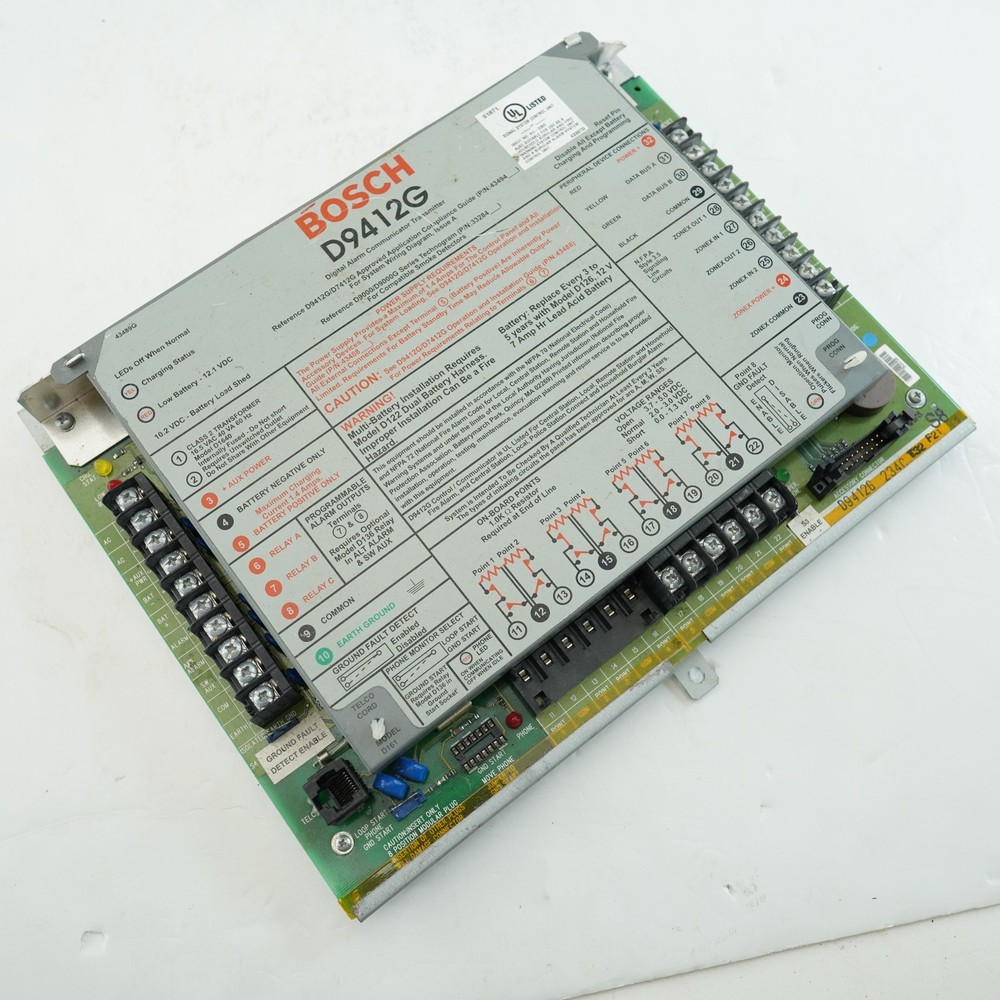 Bosch Radionics Alarm Controller Board D9412G USED UNTESTED