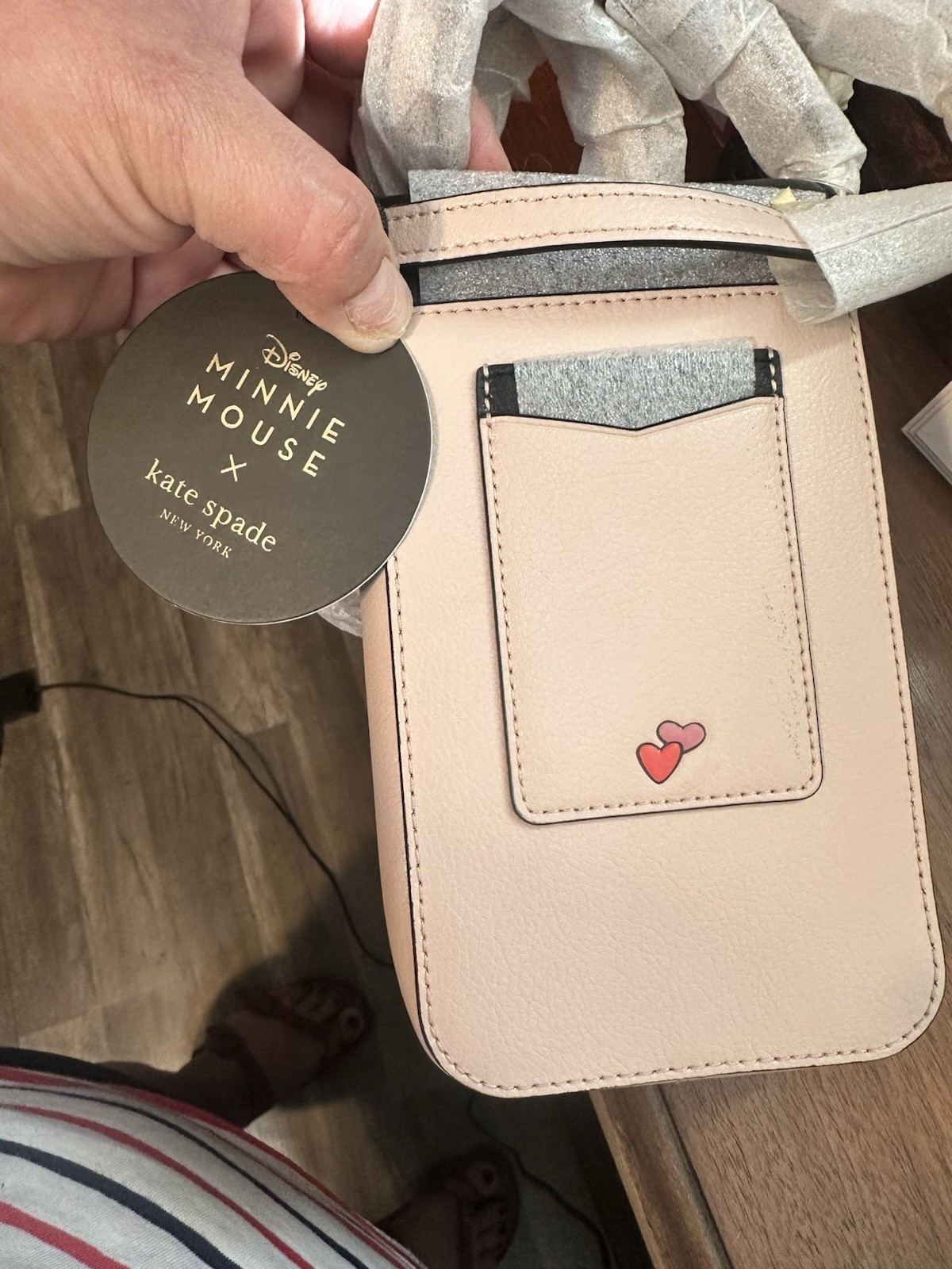 Kate Spade Disney Minnie Mouse Handbag Black Beige