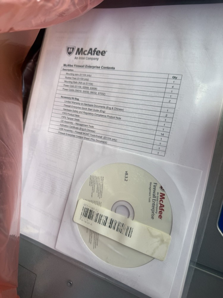 MCAFEE Firewall Enterprise S6032 Network Security/Firewall Appliance
