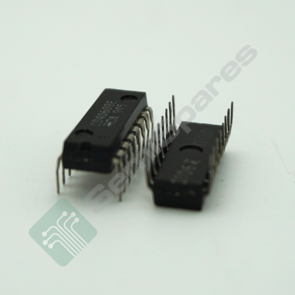 2 pcs. RCA CD4060BE IC BINARY COUNTER 14-BIT 16DIP