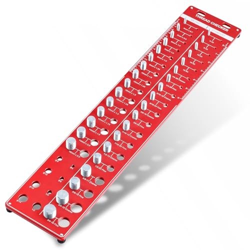 Thread Checker, 34 Nut and Bolt Thread Checker, Bolt Size and Thread Gauge,