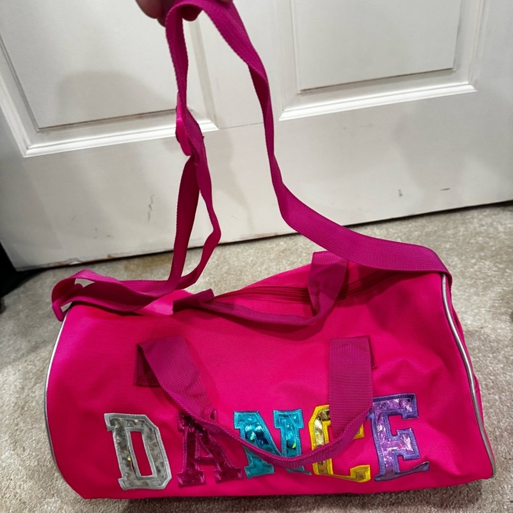 Vibrant Pink Dance Duffel Bag