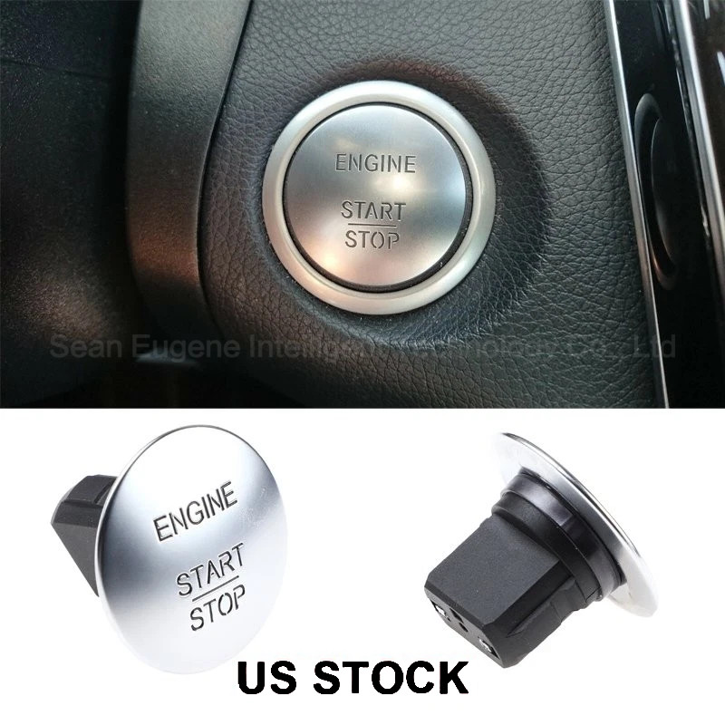 Keyless Push Start Stop Button Go Engine Ignition Switch for Mercedes Benz