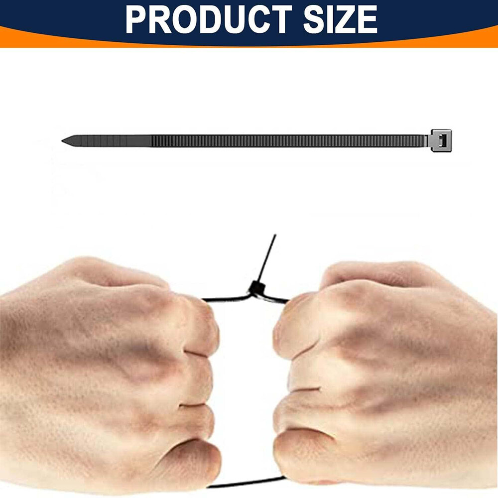 Cable Zip Ties Nylon Wraps Black/White High Quality Strong Small/Thin/Long/Thick