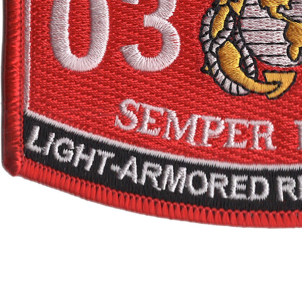 0303 Light Armored Recon Officer MOS Patch