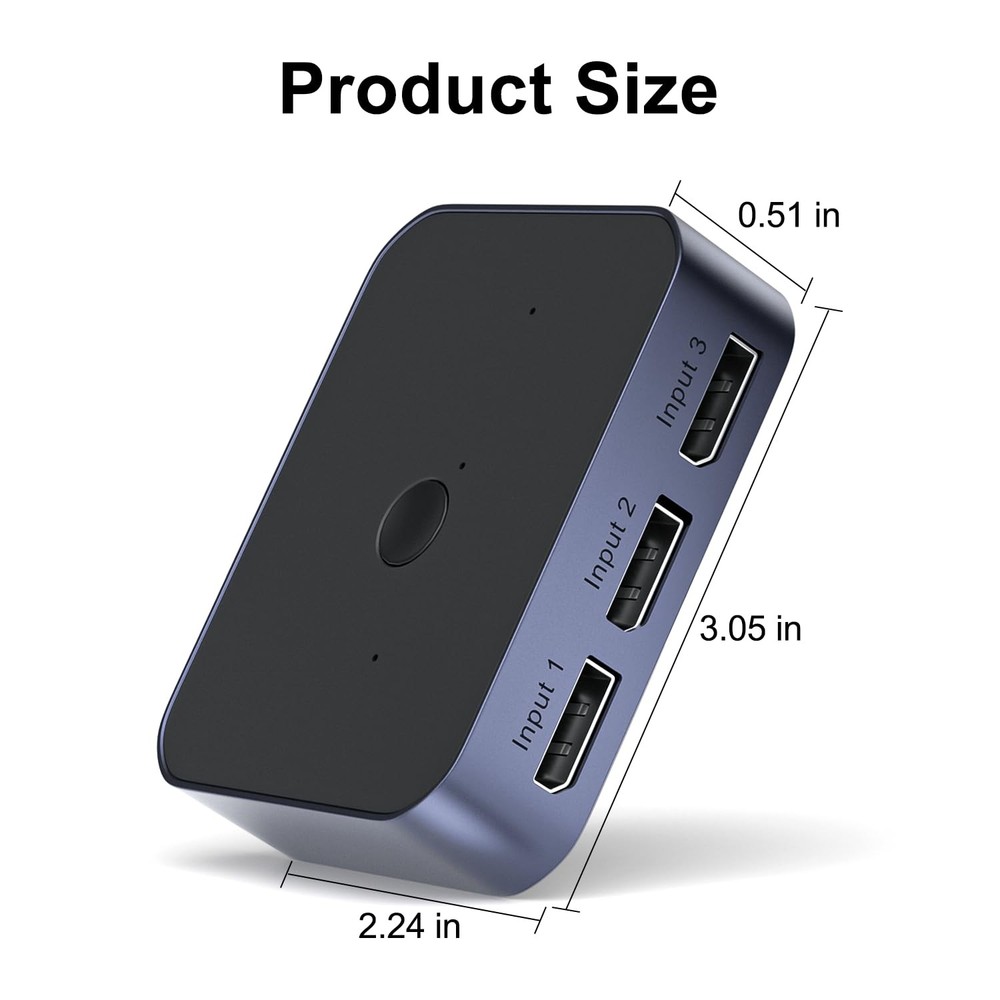 Arector Bi-Directional DisplayPort 1.4 Switcher