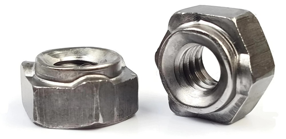 Hex Weld Nuts 3/8-16 3PROJ SP Plain (Qty 500)