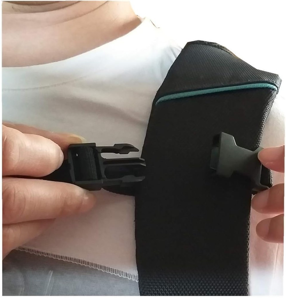 Durable Nylon Backpack Chest Strap - Adjustable Hands-Free Comfort for Hiking
