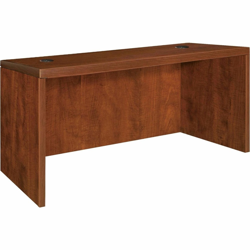 Lorell LLR69903 Rectangular Desk Shell 30"W Cherry Laminate