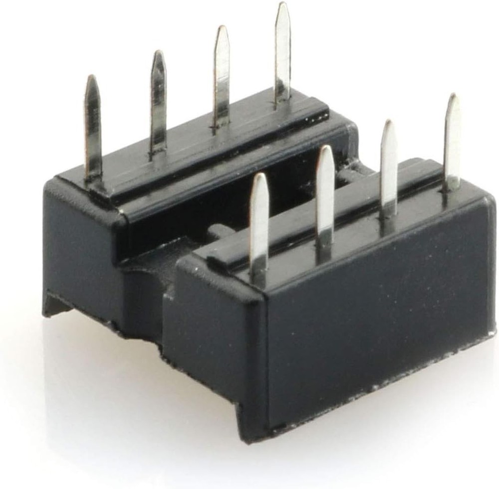 100pcs Dip-8 IC Socket Solder Type Double Row 8PIN DIP Integrated Circuit