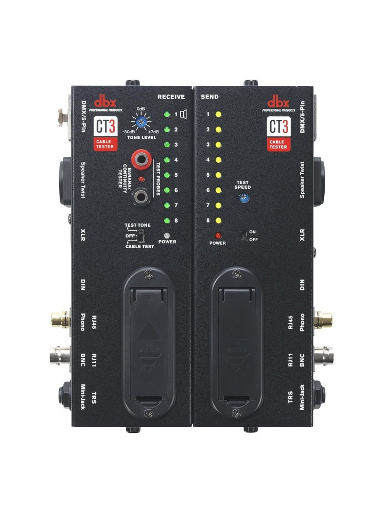 dbx CT-3 Advanced Cable Tester Black