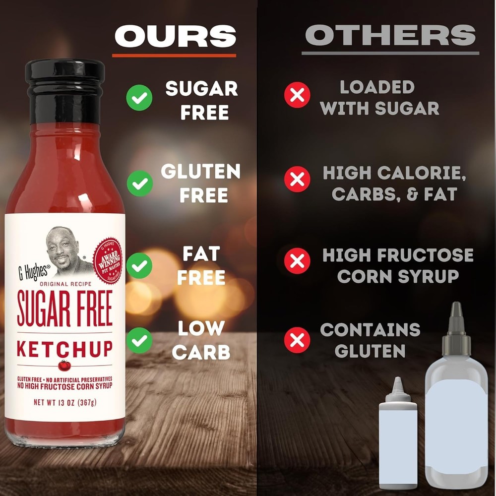 Sugar Free BBQ Sauces & Ketchup Bundle - 3 Pack