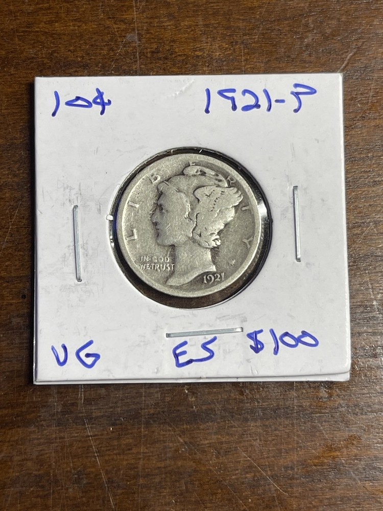 1921 Mercury Dime