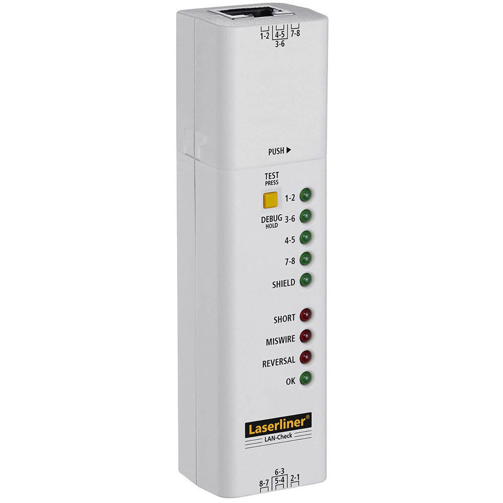 Laserliner 083.064A Compact LAN Cable Connection Tester LAN-CHECK