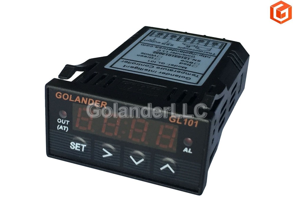 Universal 1/32DIN Digital PID Temperature Controller, Green with K thermocouple