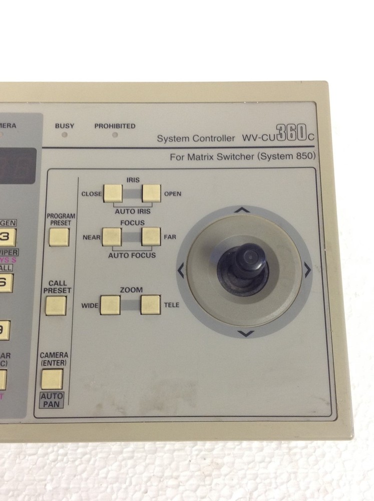 Panasonic WV-CU360C System Controller For Panasonic Dome Cameras, WORKING