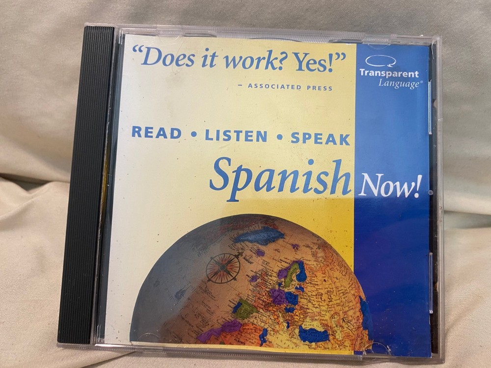 Transparent Language Spanish Now! CD ROM 2 Disk Lot