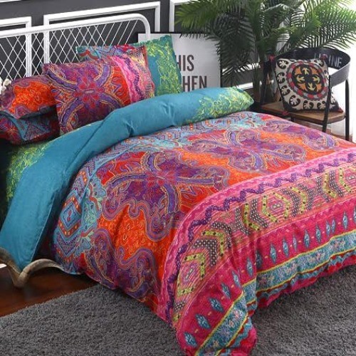 Bohemian-Style Down Comforter Set Replacement Down Comforter Set