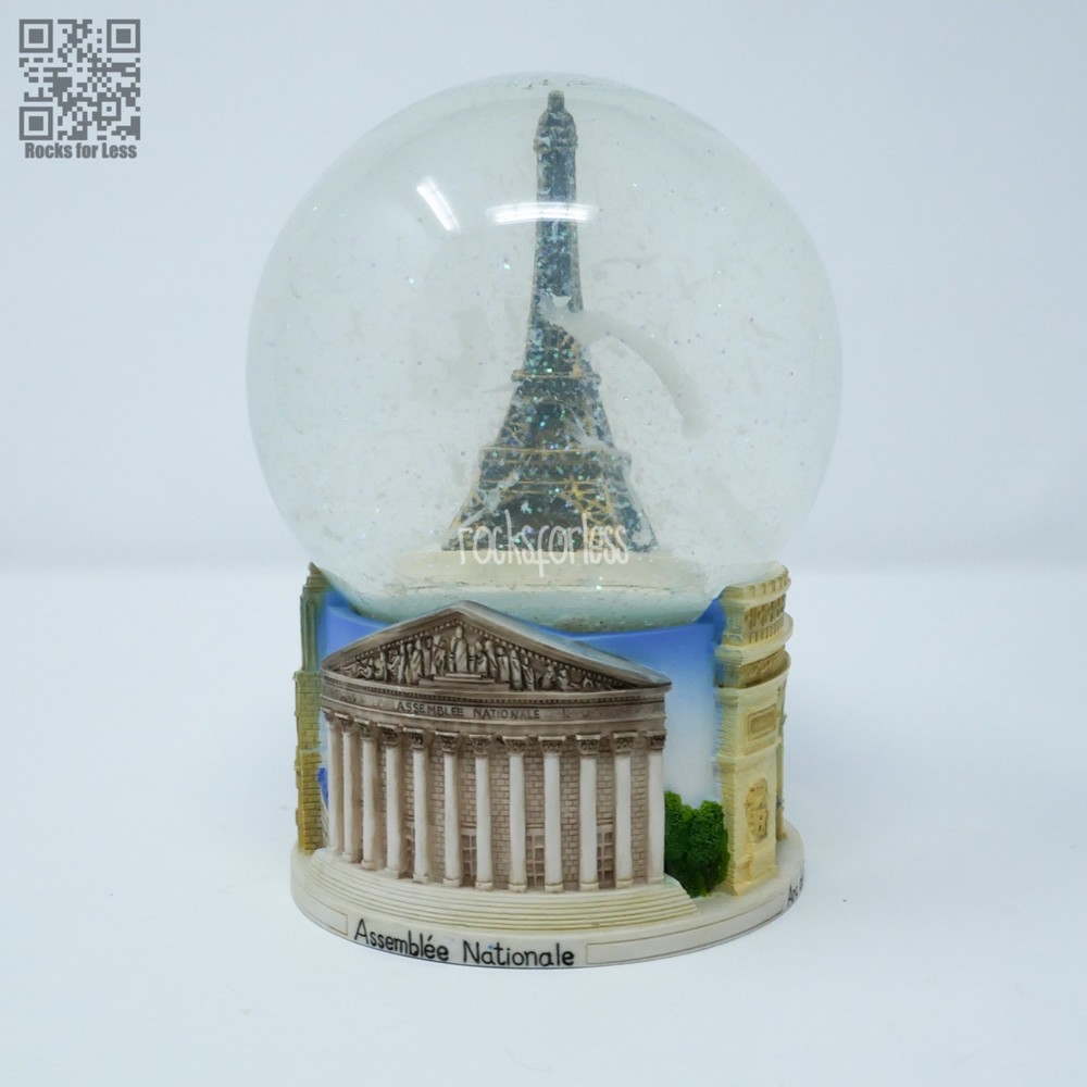 Vintage Paris 1990s Snow Globe